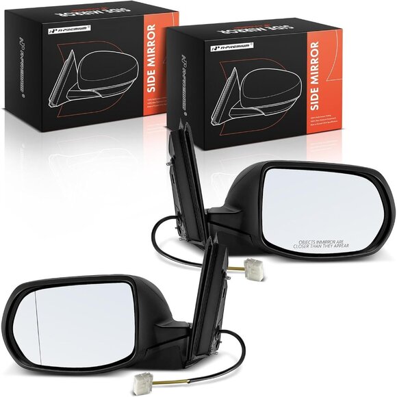 Driver Side Power Mirror for 2012-2014 Honda CR-V EX Black Manual Folding - Picture 1 of 8